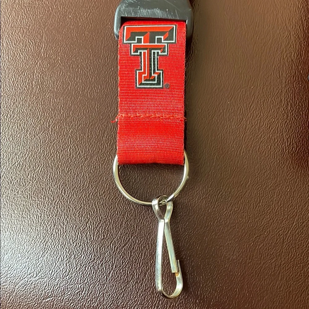 Texas Tech Red and Black Lanyard